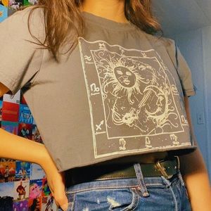 Zodiac Cropped Tee.